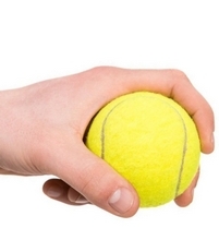 masseren met tennisbal Hartbeschermer meridiaan 8